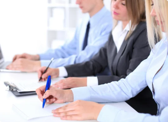 Some business people meeting successful communication concept