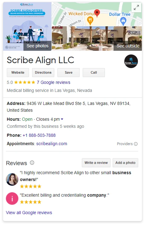 Google Reviews snapshot here