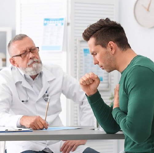 A consultant is doing its work