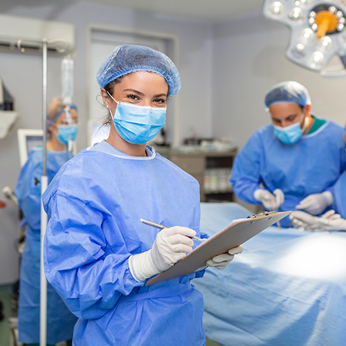 A consultant is doing its work