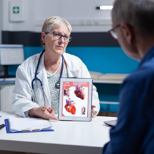 A consultant is doing its work